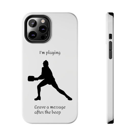 Pickleball Tough Phone Cases