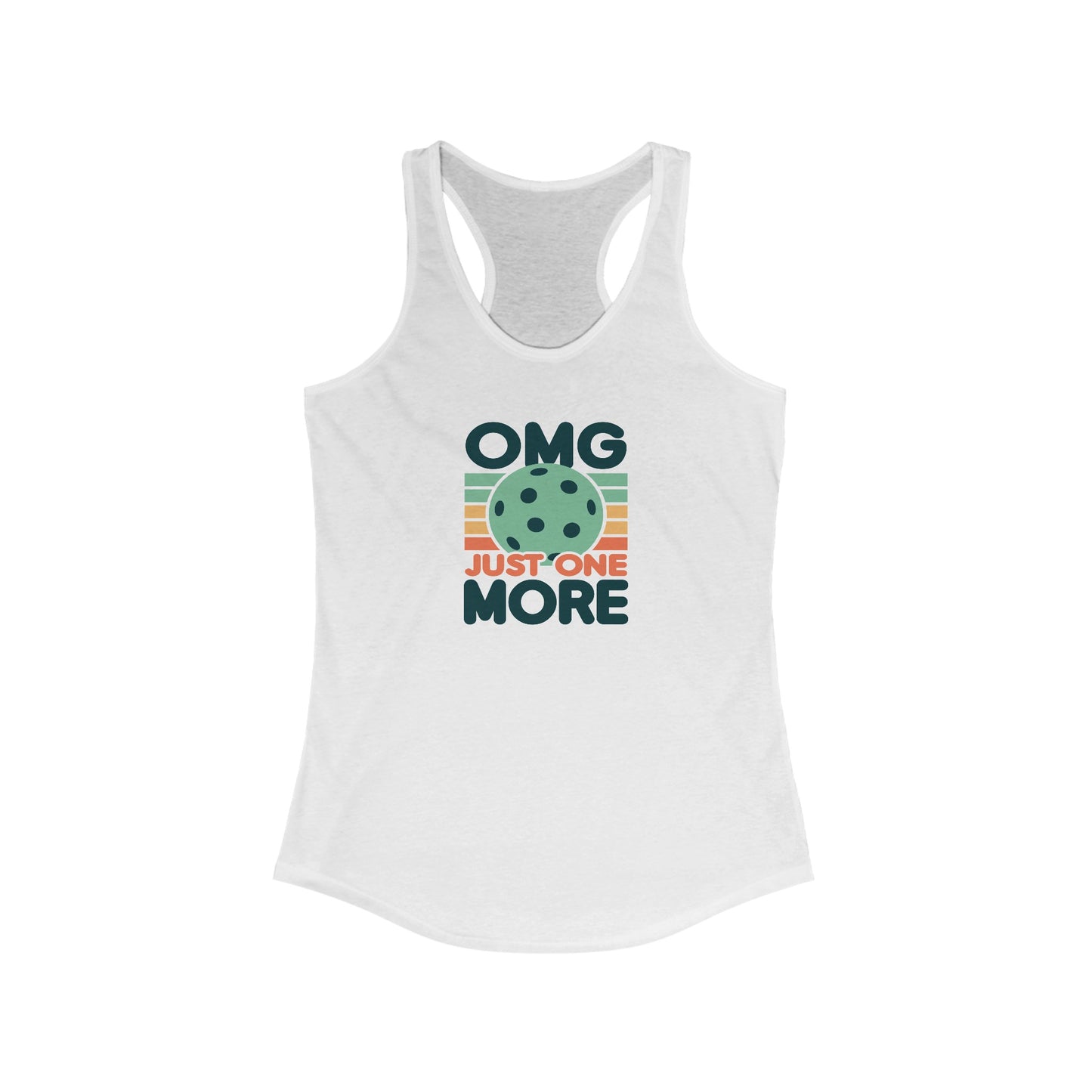 OMG One more Women's Ideal Racerback Tank