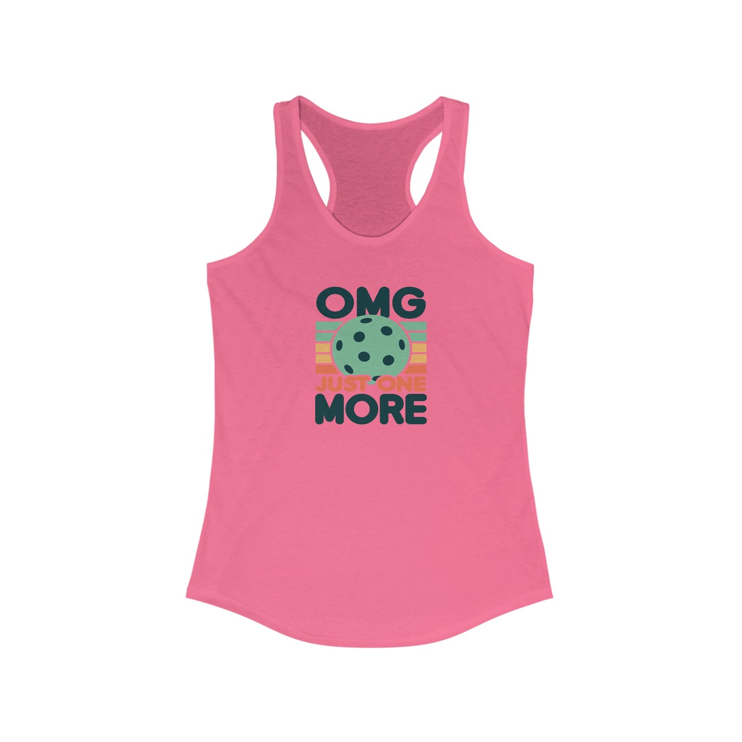 OMG One more Women's Ideal Racerback Tank