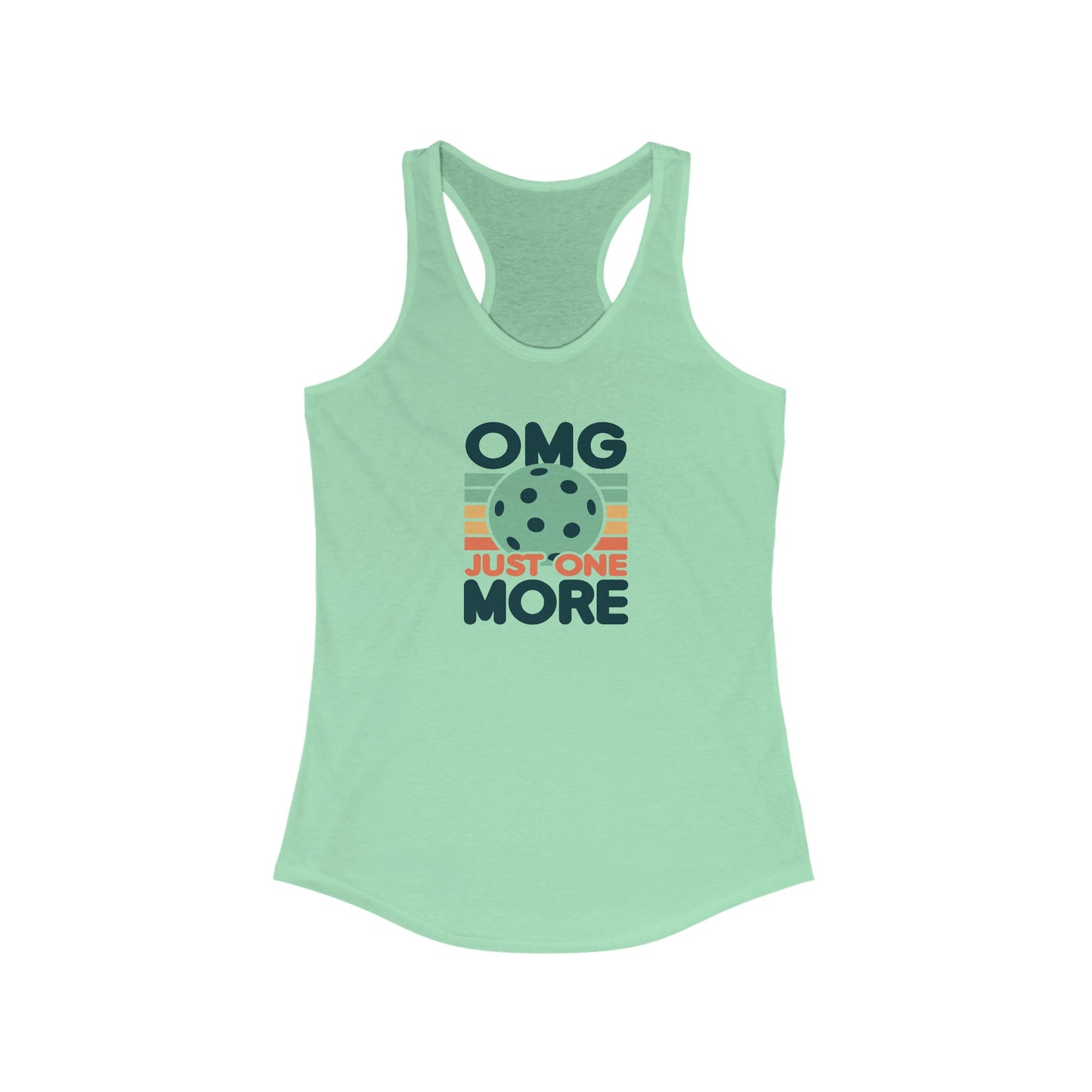 OMG One more Women's Ideal Racerback Tank