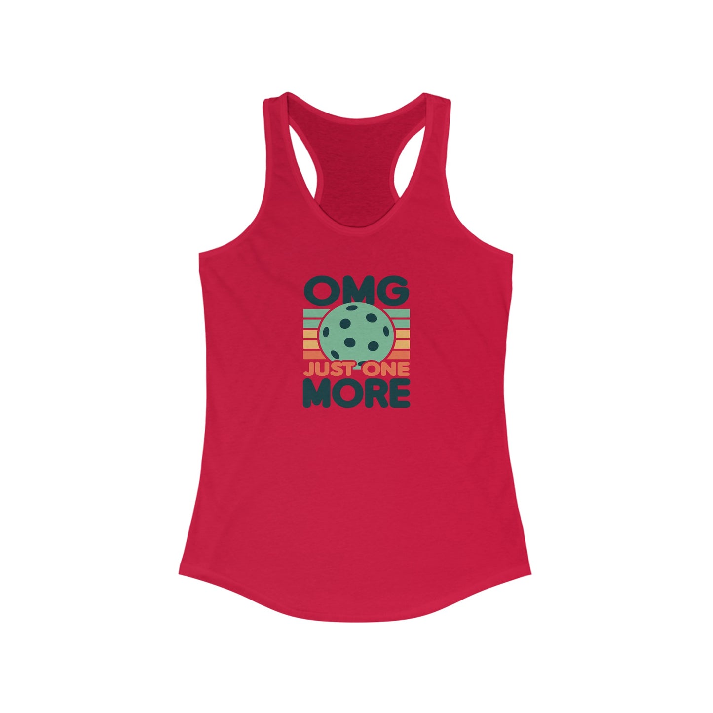 OMG One more Women's Ideal Racerback Tank