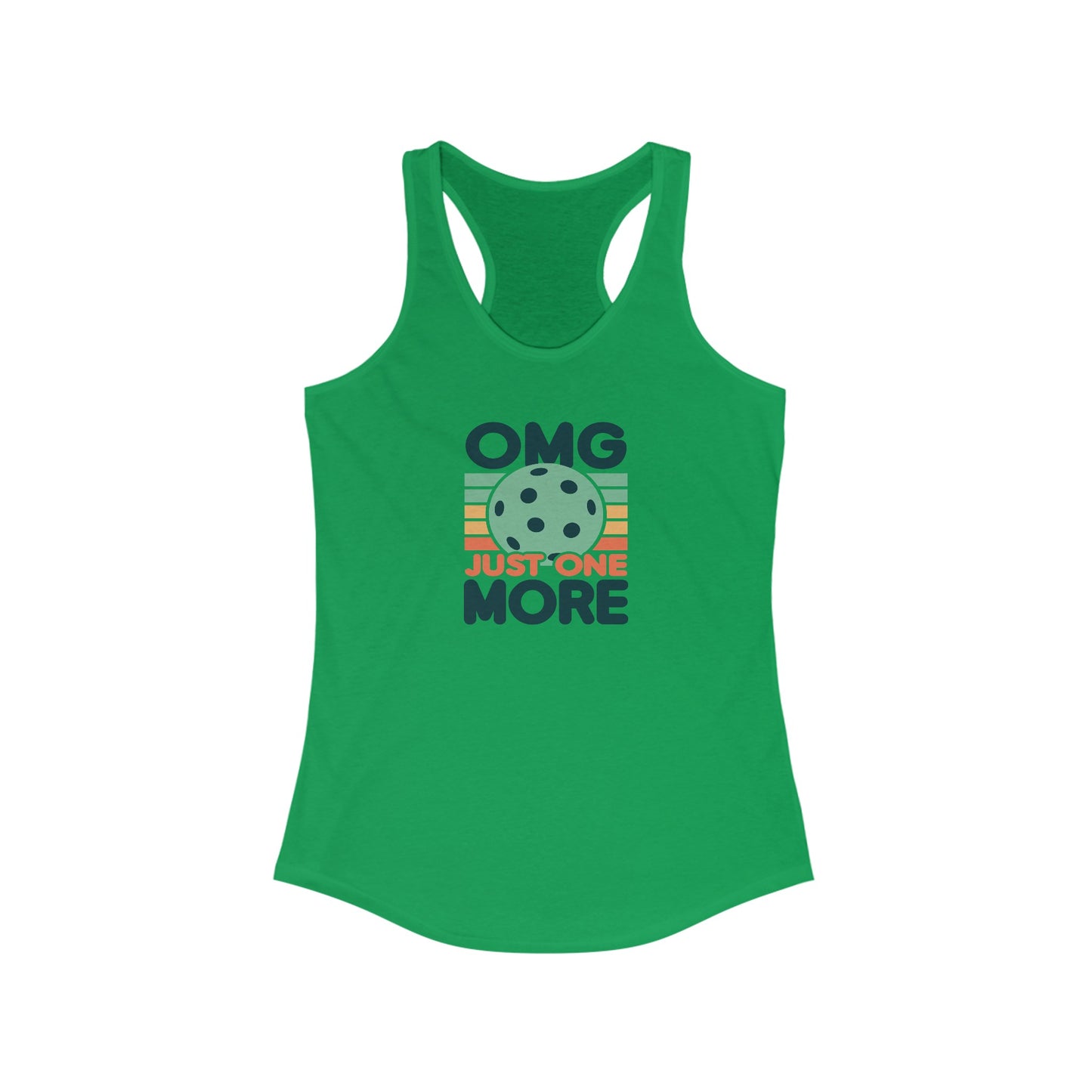 OMG One more Women's Ideal Racerback Tank