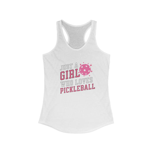 Love Pickleball Women's Ideal Racerback Tank