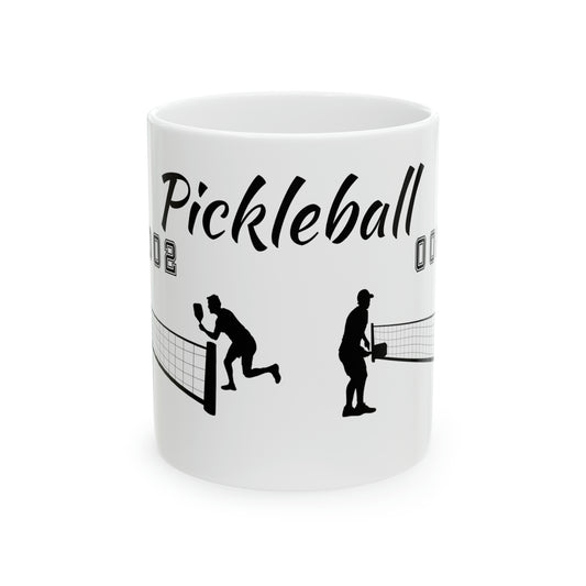 Pickleball Ceramic Mug, 11oz