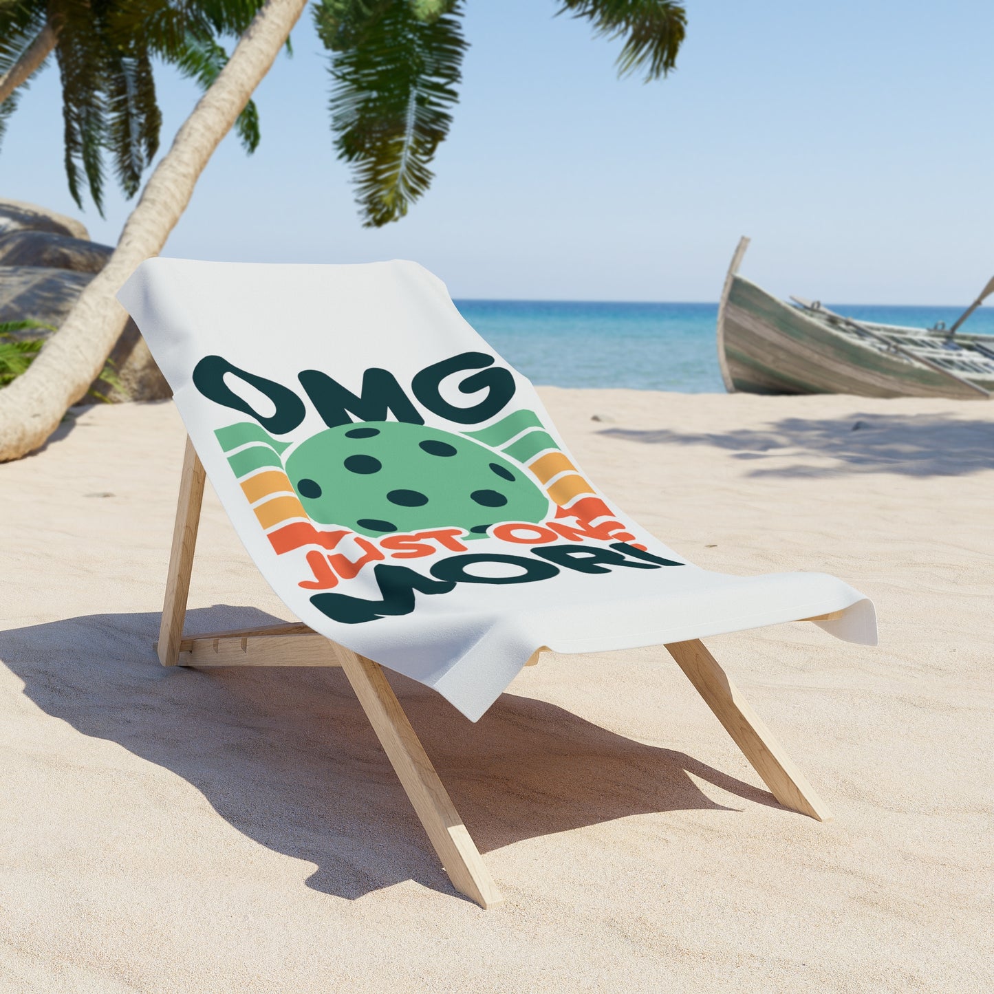 OMG Pickleball Beach Towel