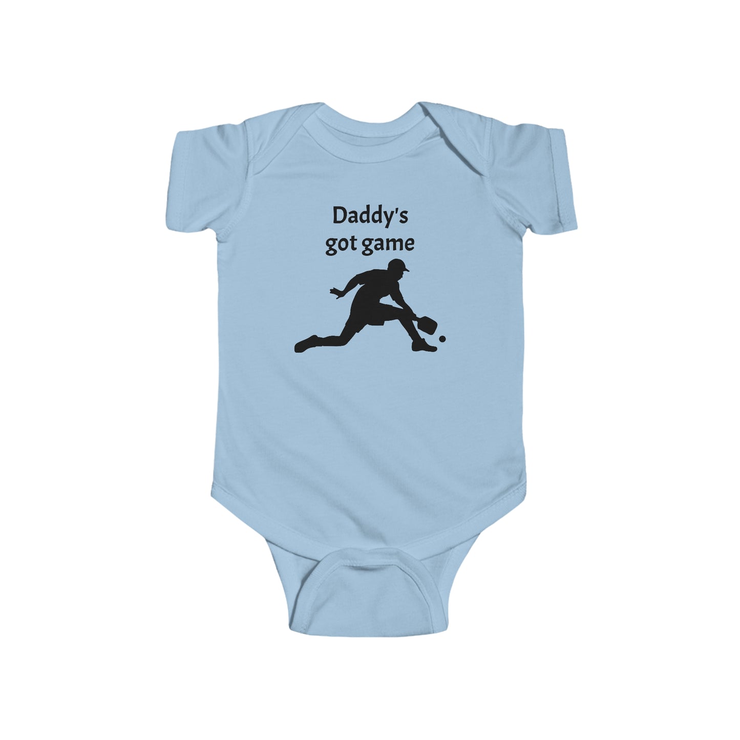 Pickleball Daddy Infant Fine Jersey Bodysuit