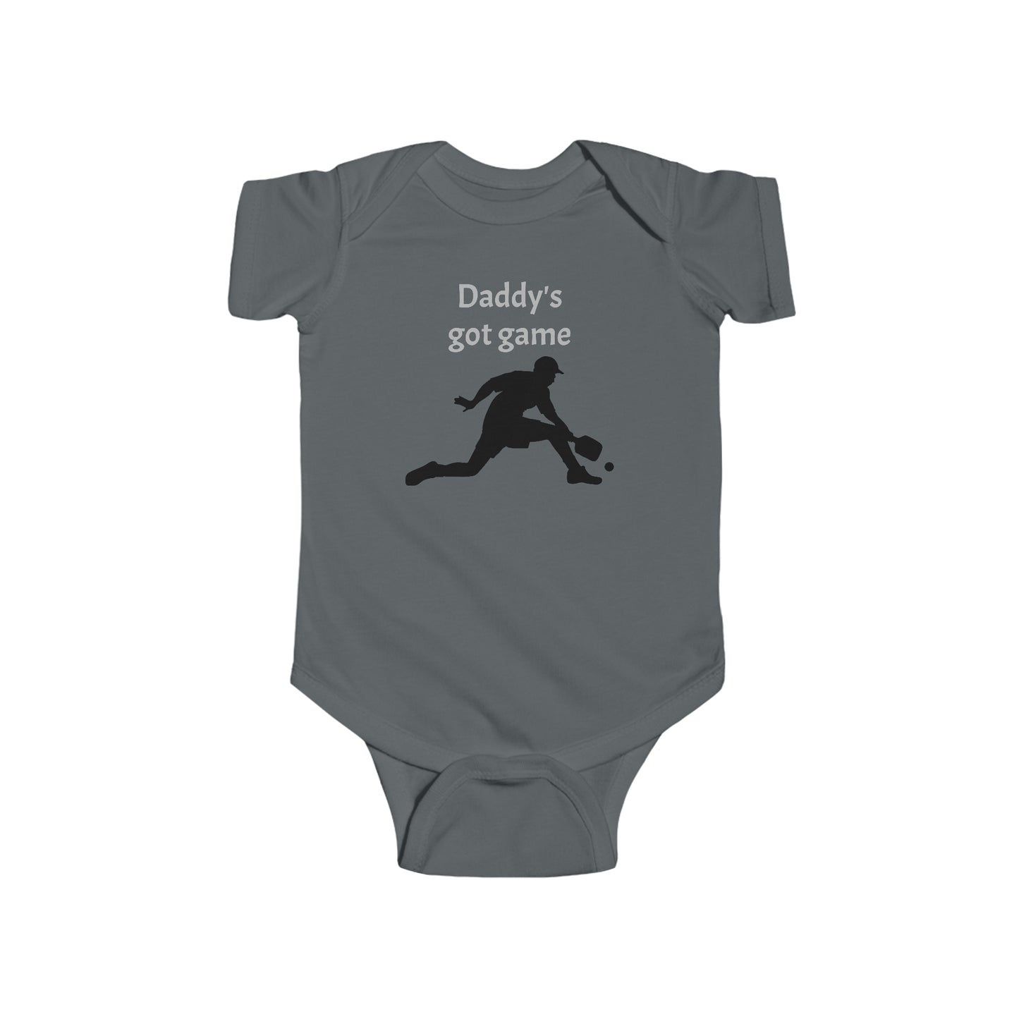 Pickleball Daddy Infant Fine Jersey Bodysuit