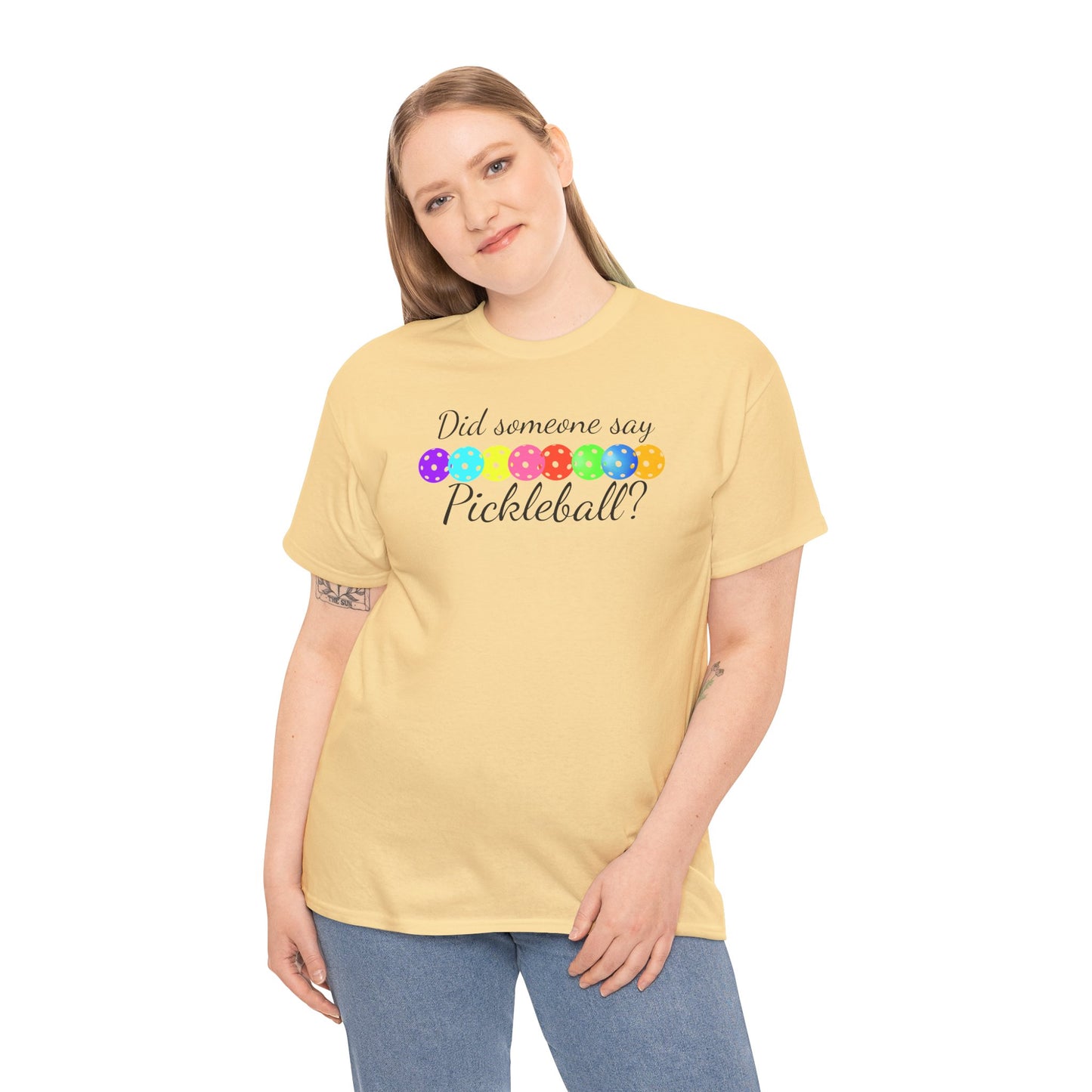 Did someone say pickleball Cotton Tee