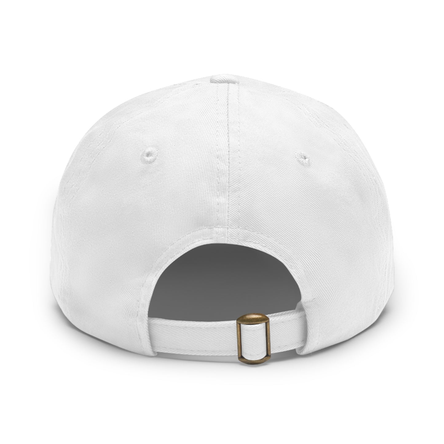 Pickleball Hat with Leather Patch (Round)