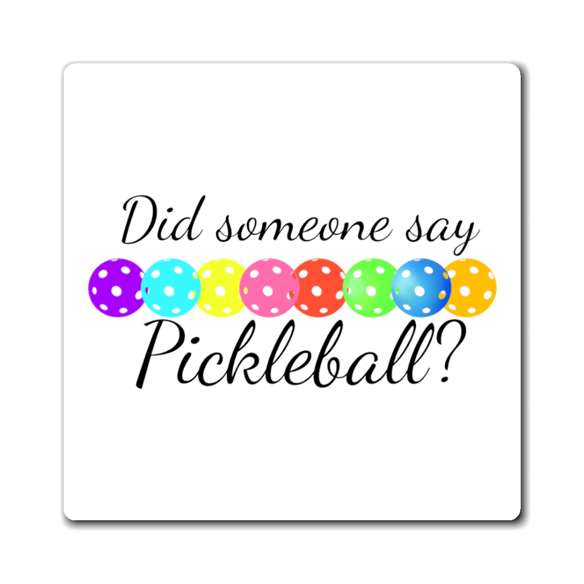 Pickleball Magnets