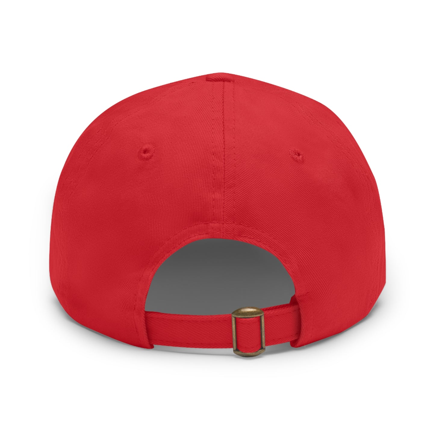 Pickleball Hat with Leather Patch (Round)