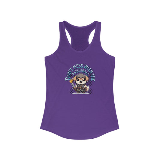 Dont mess with the Pickleball Women's Ideal Racerback Tank