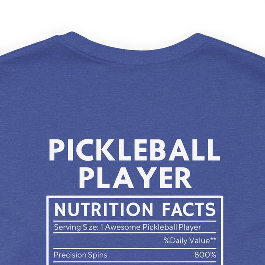 Pickleball Ingredients Short Sleeve Tee