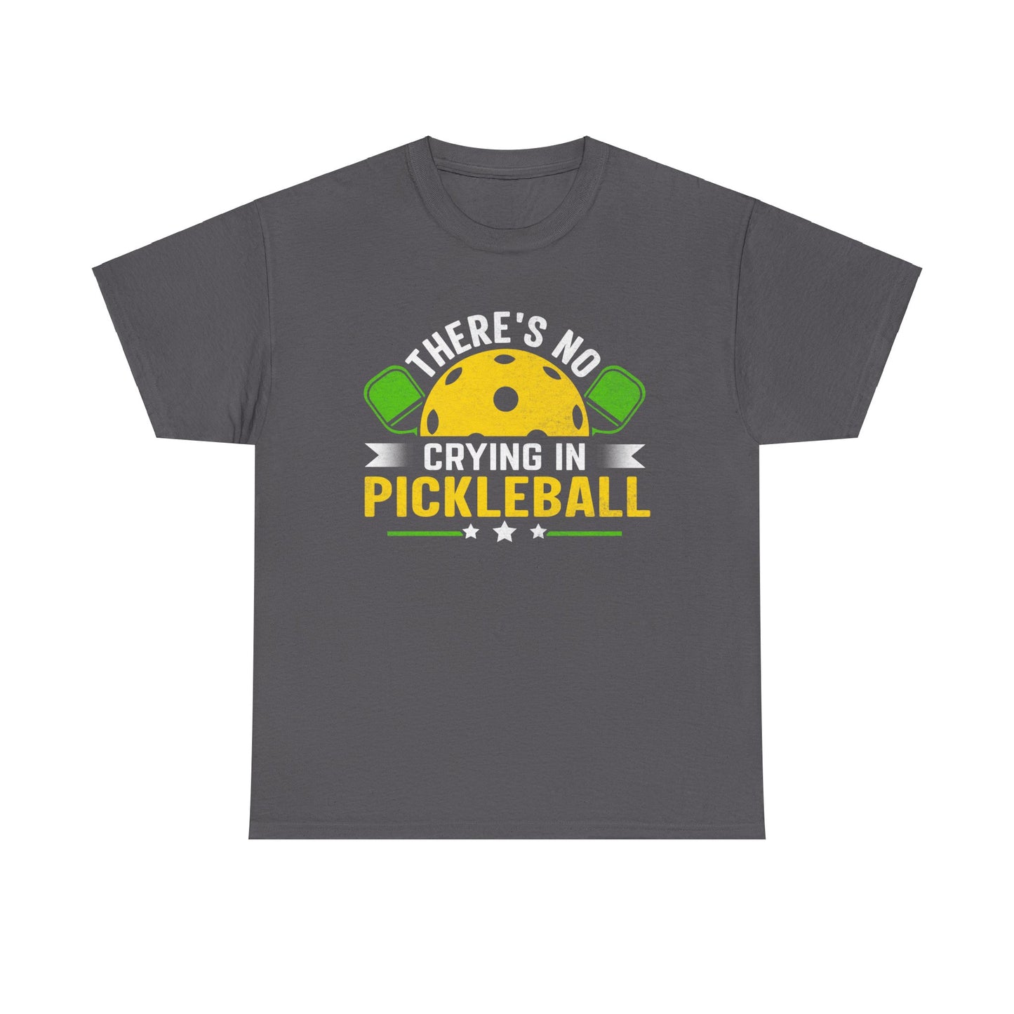 No crying in pickleball Heavy Cotton Tee