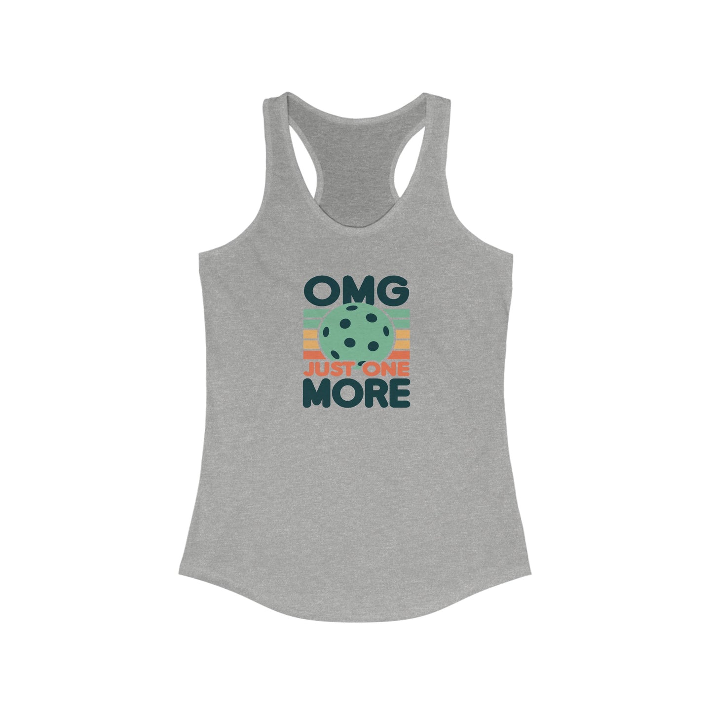 OMG One more Women's Ideal Racerback Tank