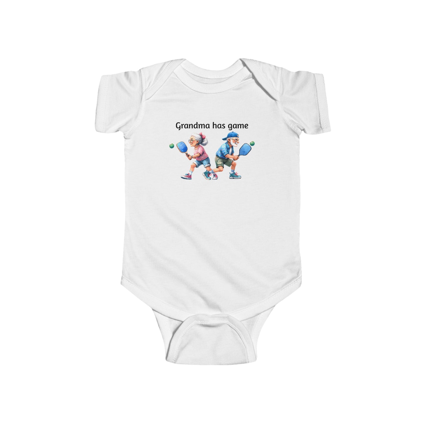 Pickleball Infant Fine Jersey Bodysuit