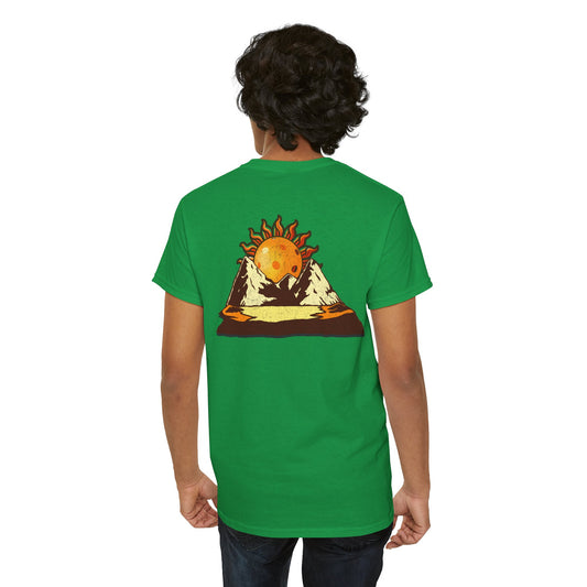 Pickleball Sunrise Unisex Heavy Cotton Tee