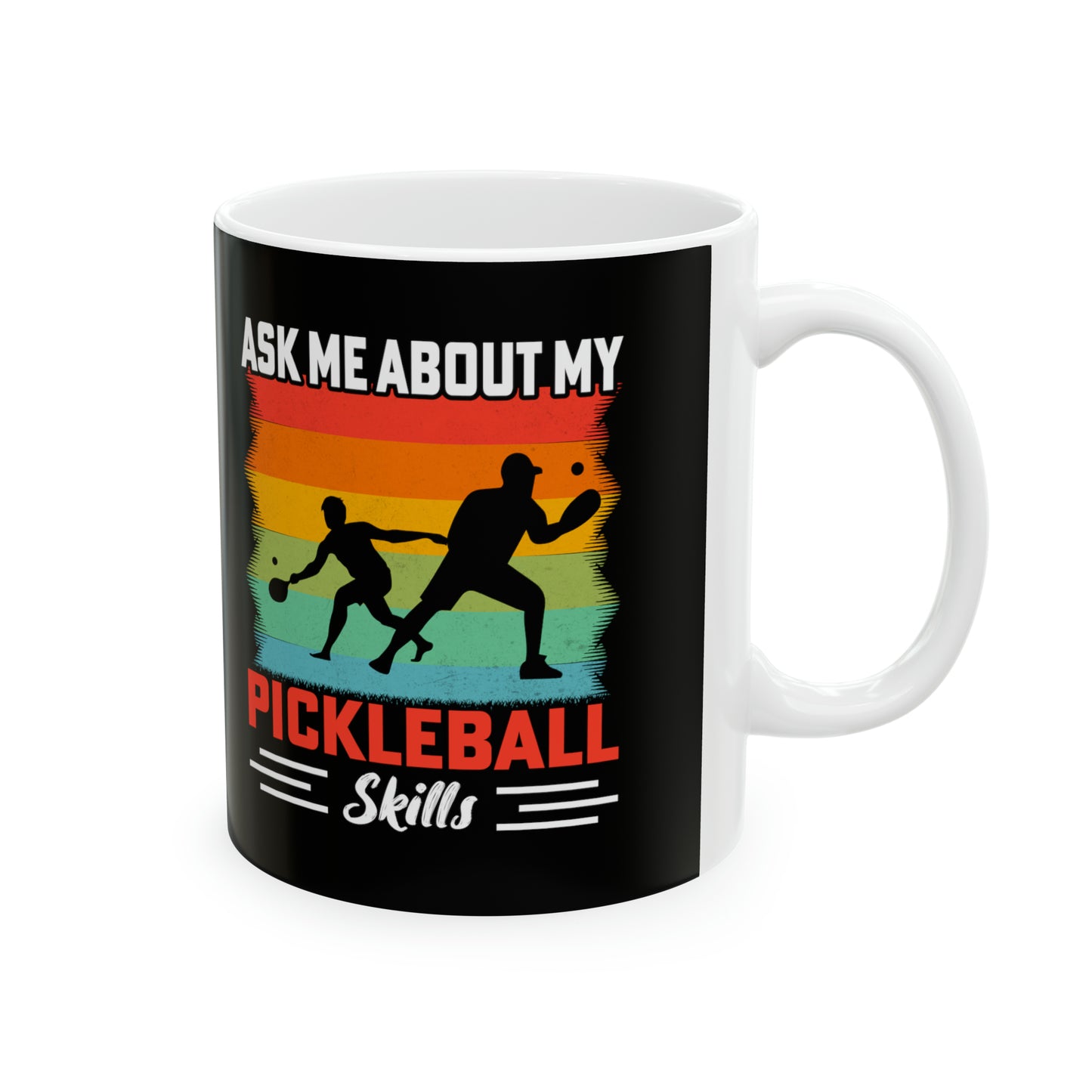 Pickleball Skills Ceramic Mug, 11oz