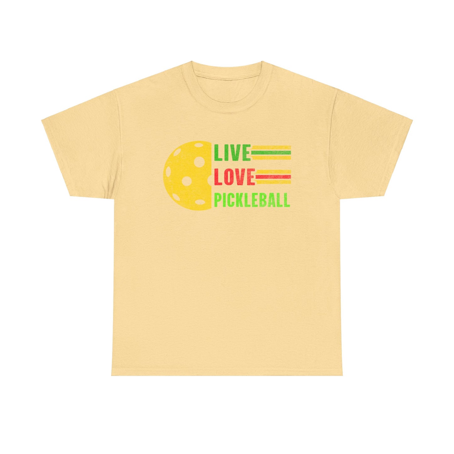 Live Love Pickleball Heavy Cotton Tee