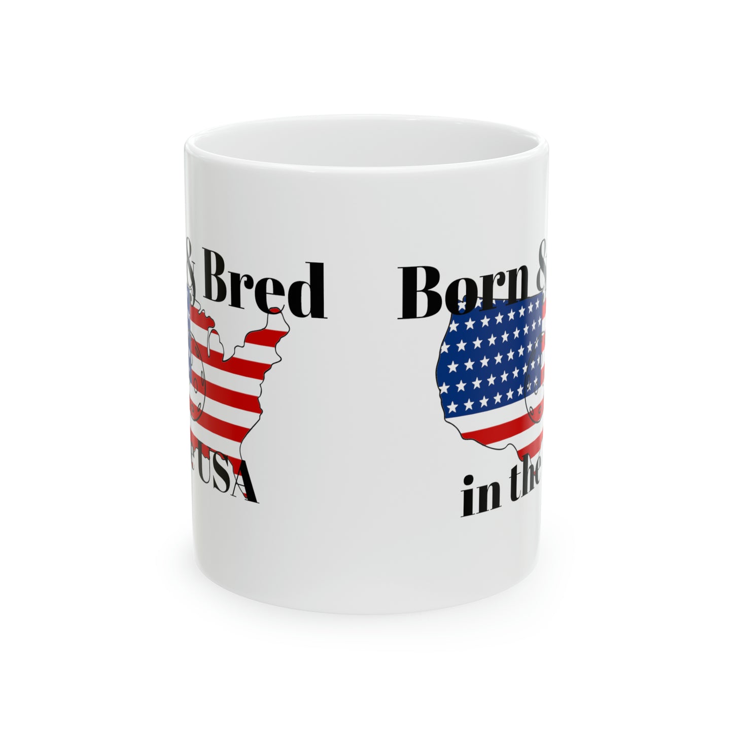 Born and Bred Pickleball Ceramic Mug, 11oz