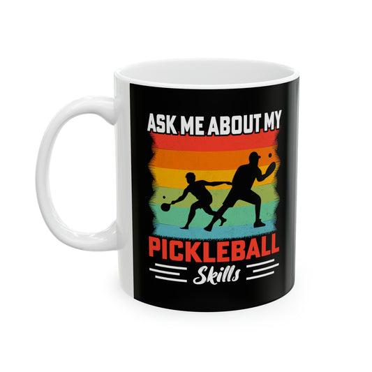 Pickleball Skills Ceramic Mug, 11oz