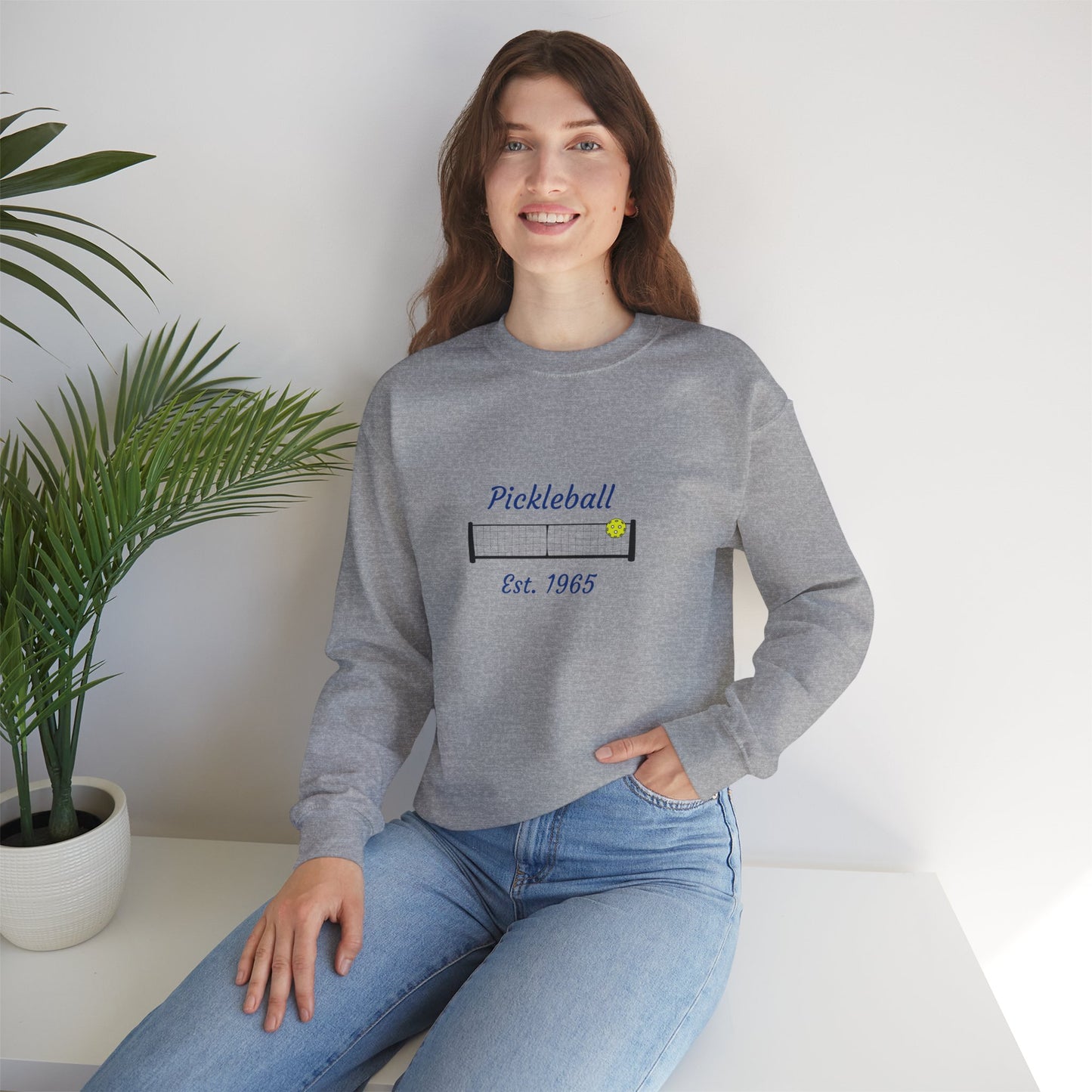 Pickelball Est. Crewneck Sweatshirt