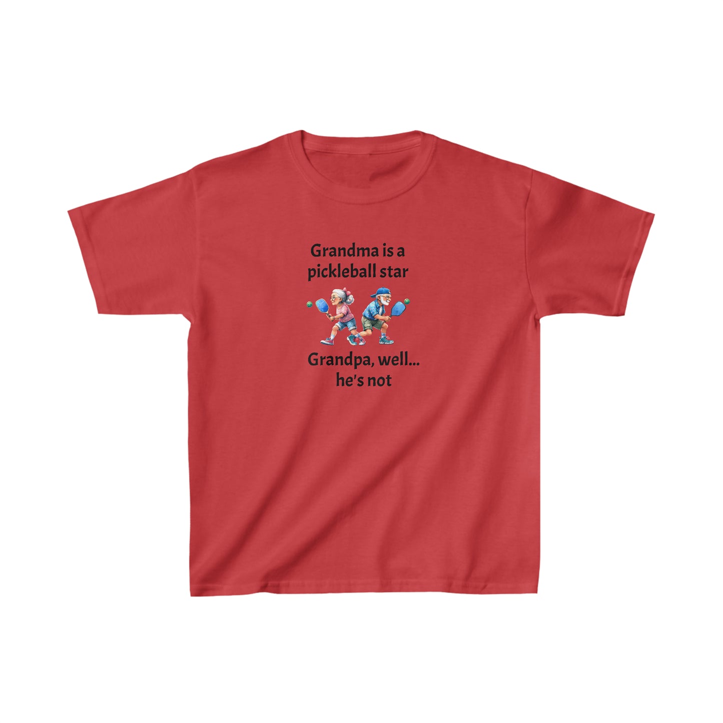 Pickleball Grandma is a star Kids Tee