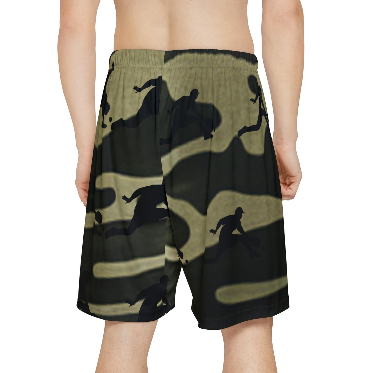 Pickleball Camo Men’s Sports Shorts (AOP)