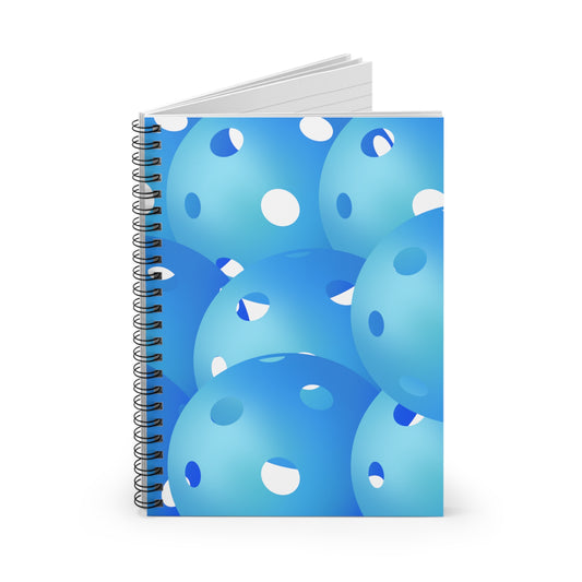 Pickleball Inspired Spiral Notebook - Ruled Line