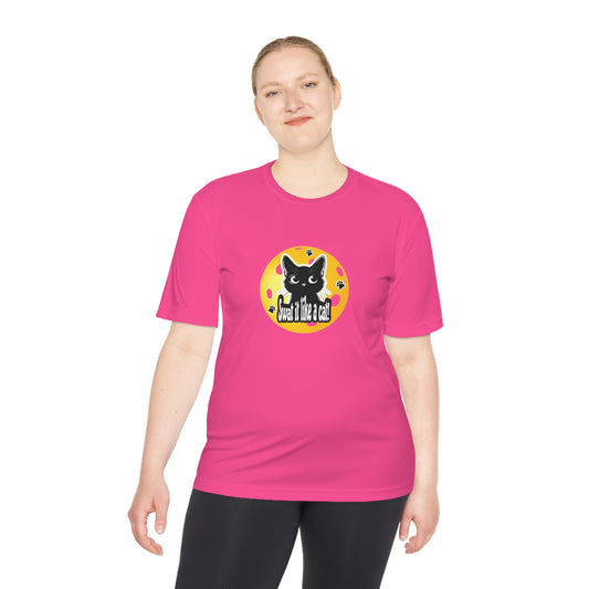 Swat Pickleball Like a Cat Unisex Moisture Wicking Tee