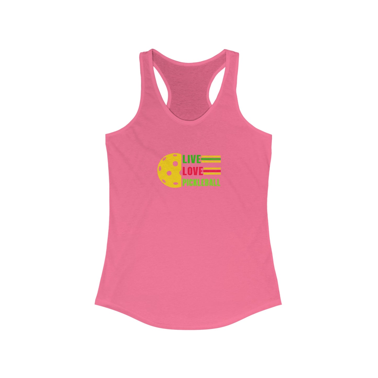 Live love Pickleball Women's Ideal Racerback Tank