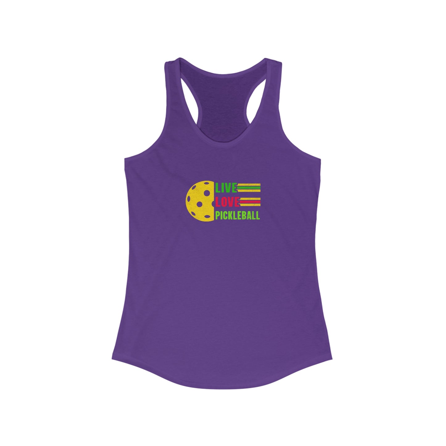 Live love Pickleball Women's Ideal Racerback Tank