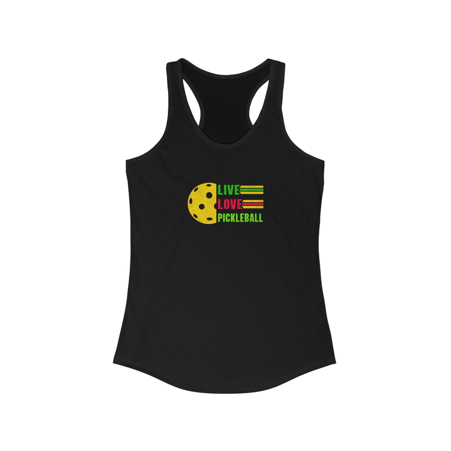 Live love Pickleball Women's Ideal Racerback Tank