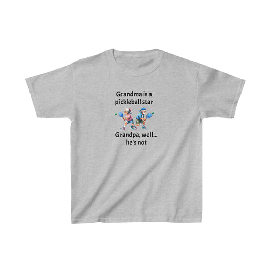 Pickleball Grandma is a star Kids Tee