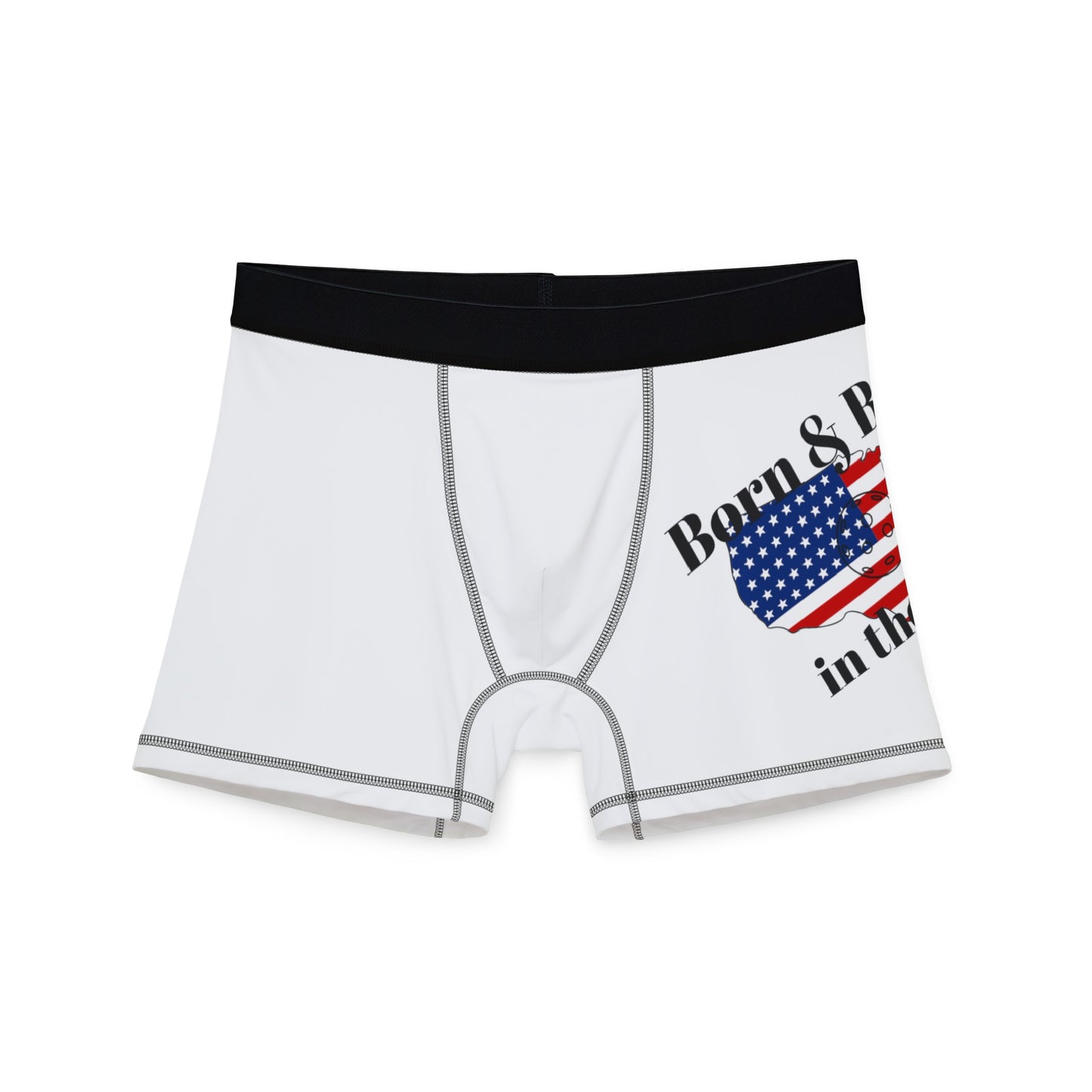 USA Born and Bred Pickleball Men's Boxers (AOP)