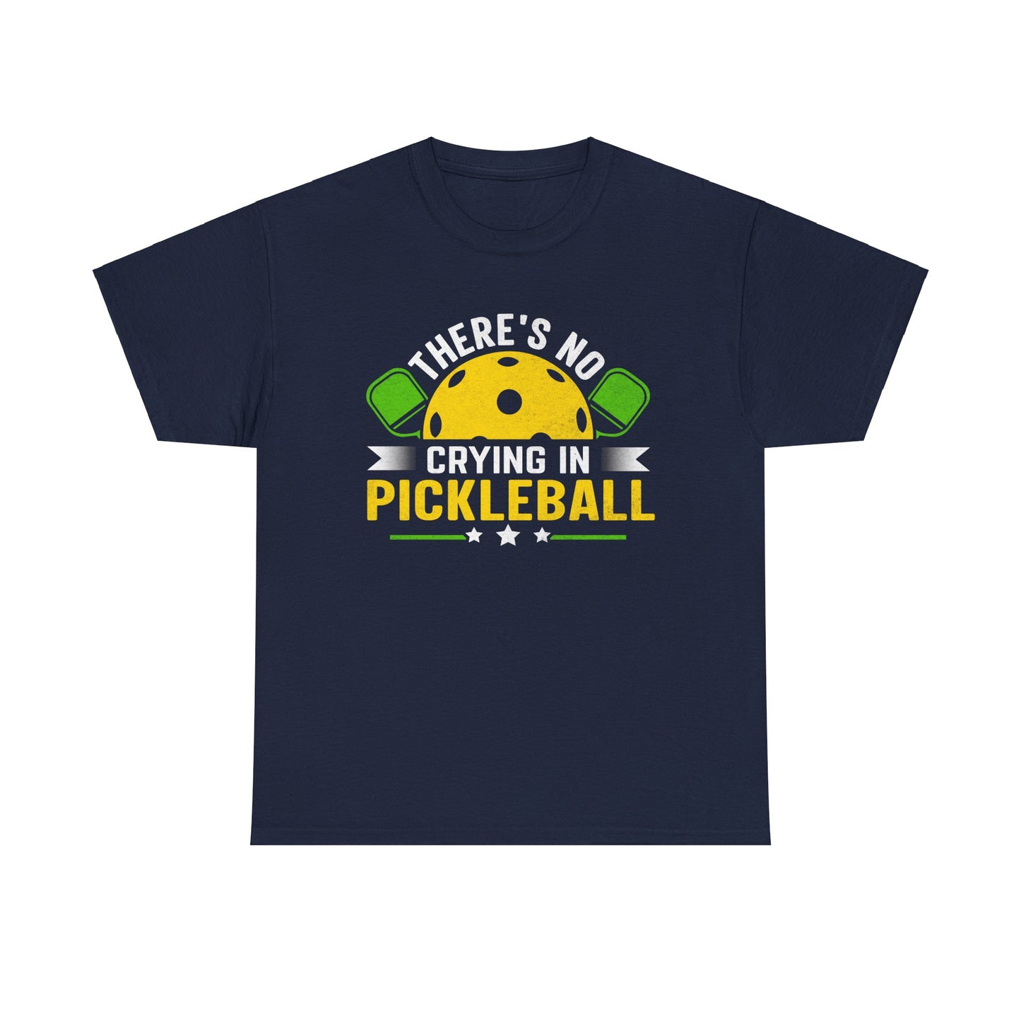 No crying in pickleball Heavy Cotton Tee