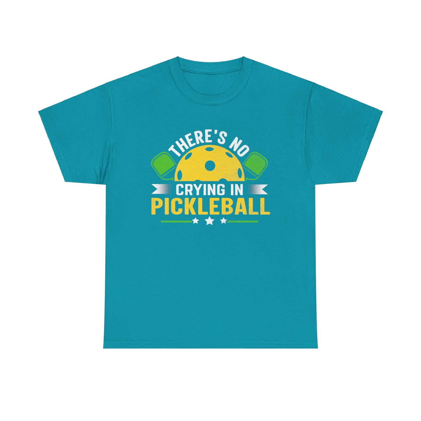 No crying in pickleball Heavy Cotton Tee