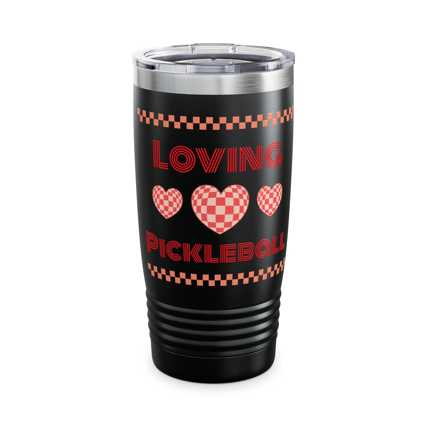 Loving Pickleball Ringneck Tumbler, 20oz