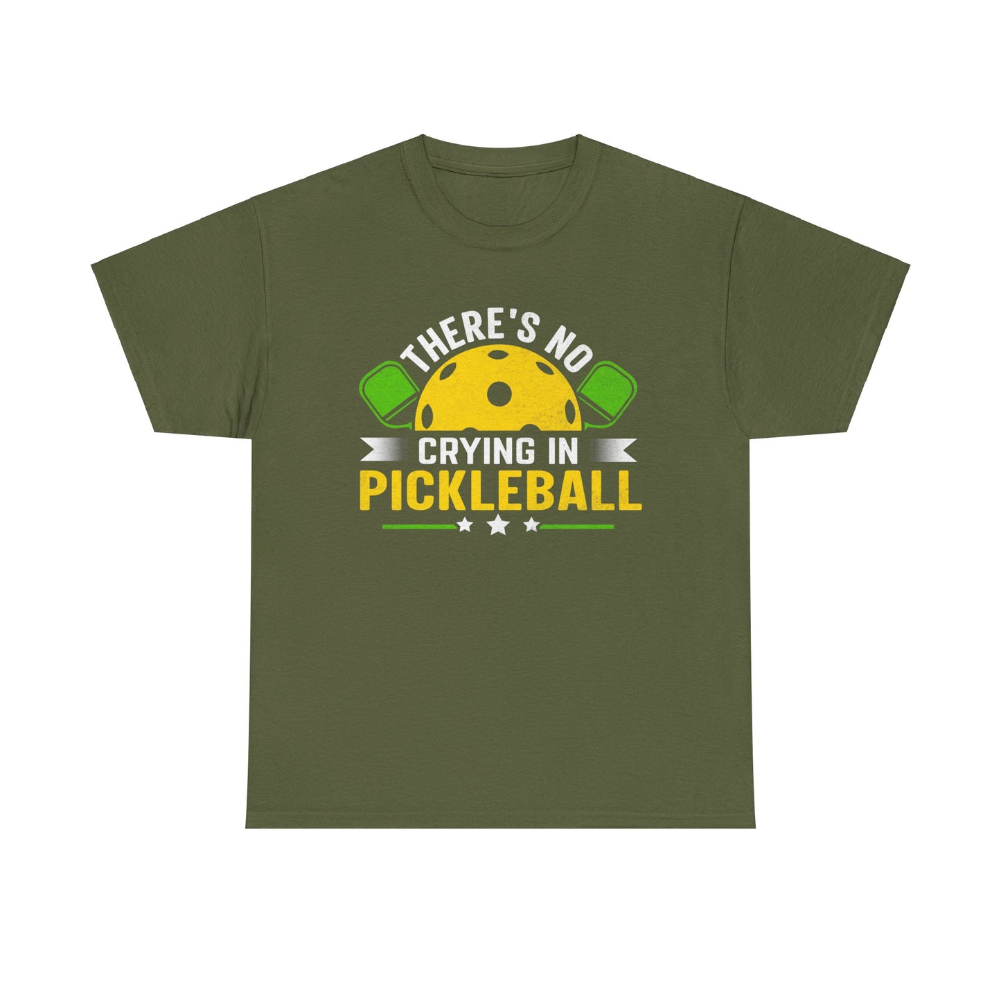 No crying in pickleball Heavy Cotton Tee