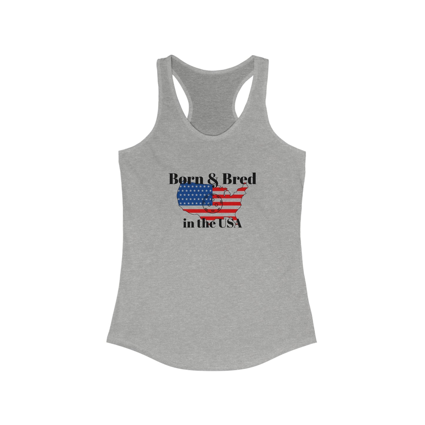 Pickleball Born and Bred Women's Ideal Racerback Tank