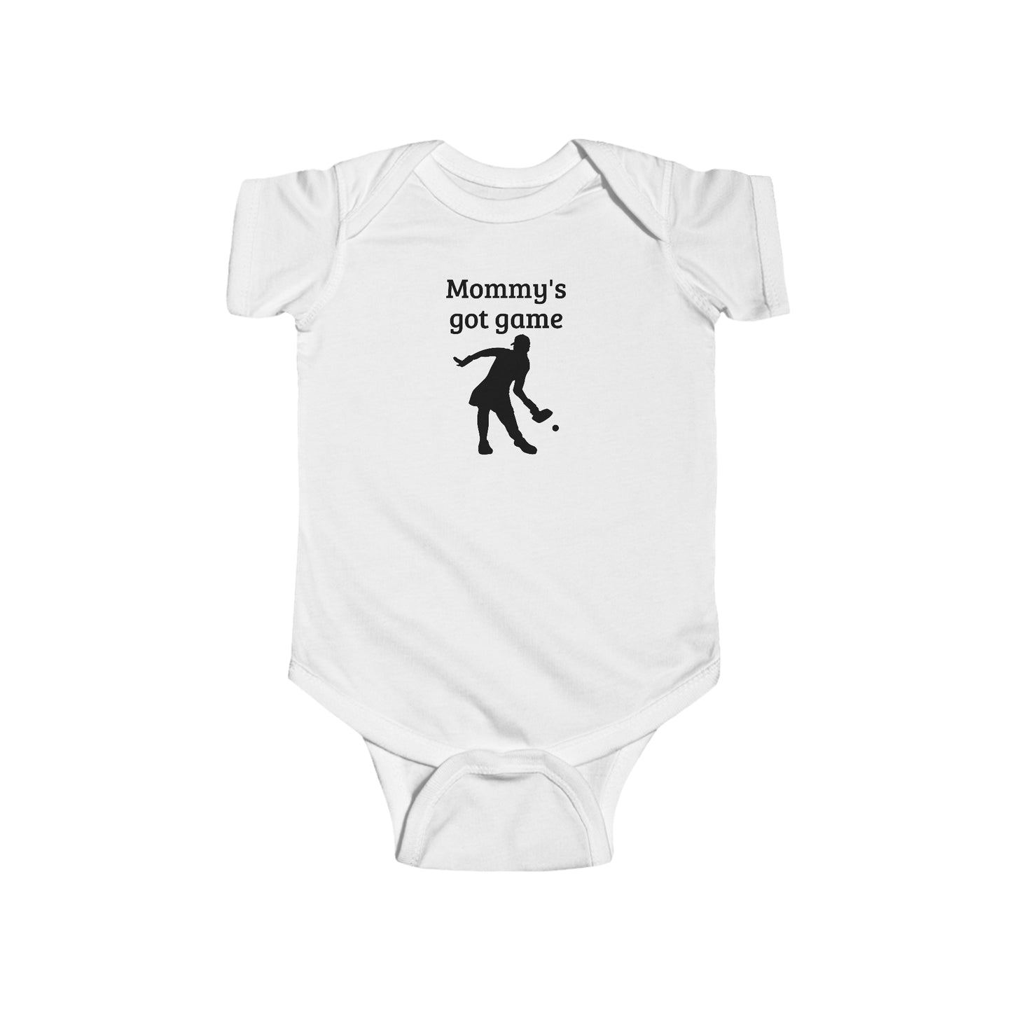 Mommys Pickleball Infant Fine Jersey Bodysuit