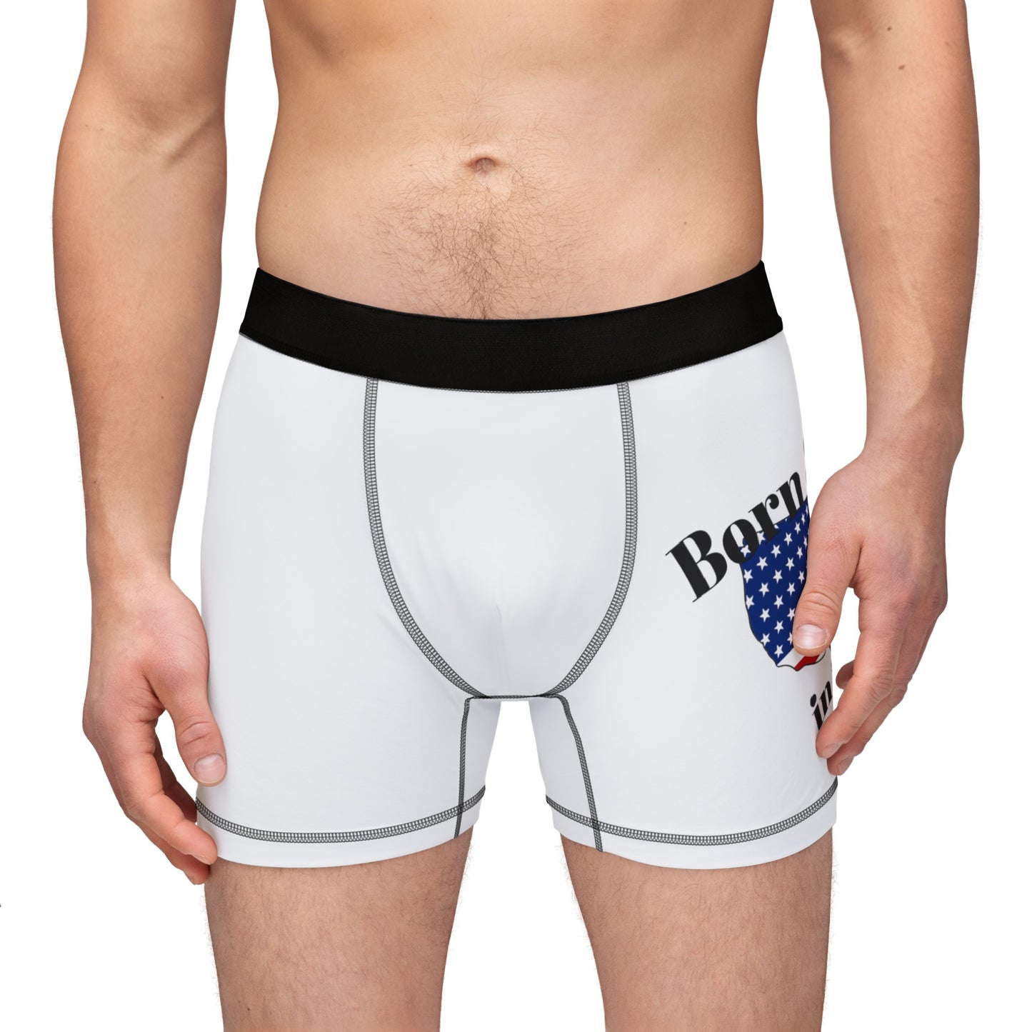 USA Born and Bred Pickleball Men's Boxers (AOP)