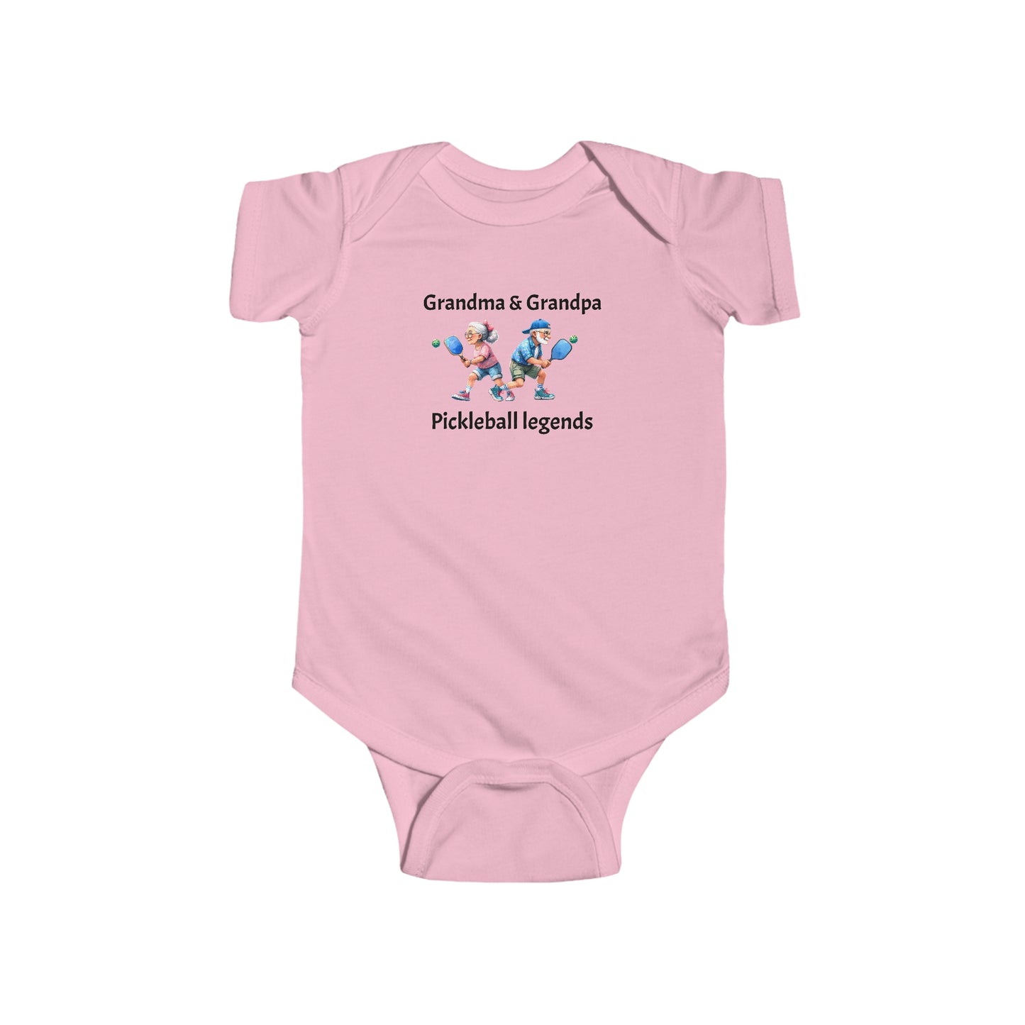 Pickleball Grandparents Infant Fine Jersey Bodysuit