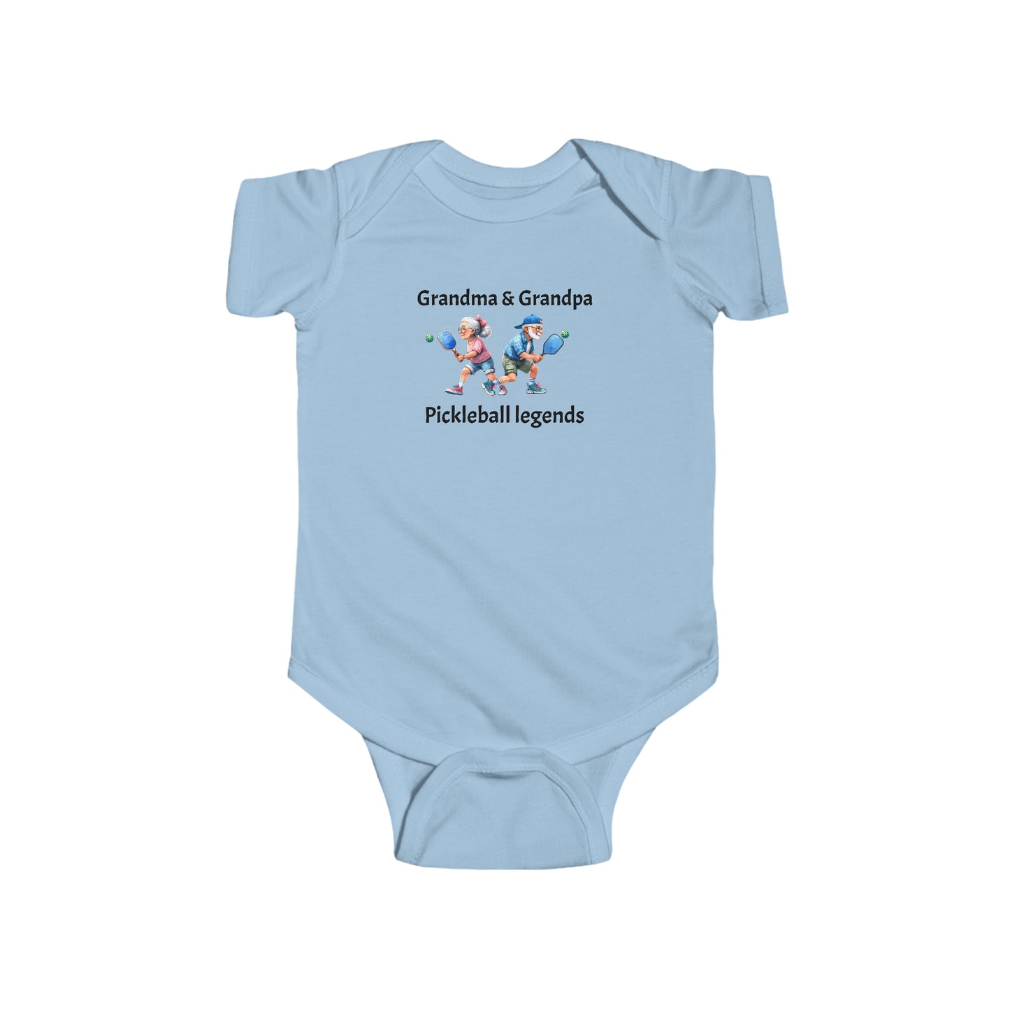 Pickleball Grandparents Infant Fine Jersey Bodysuit