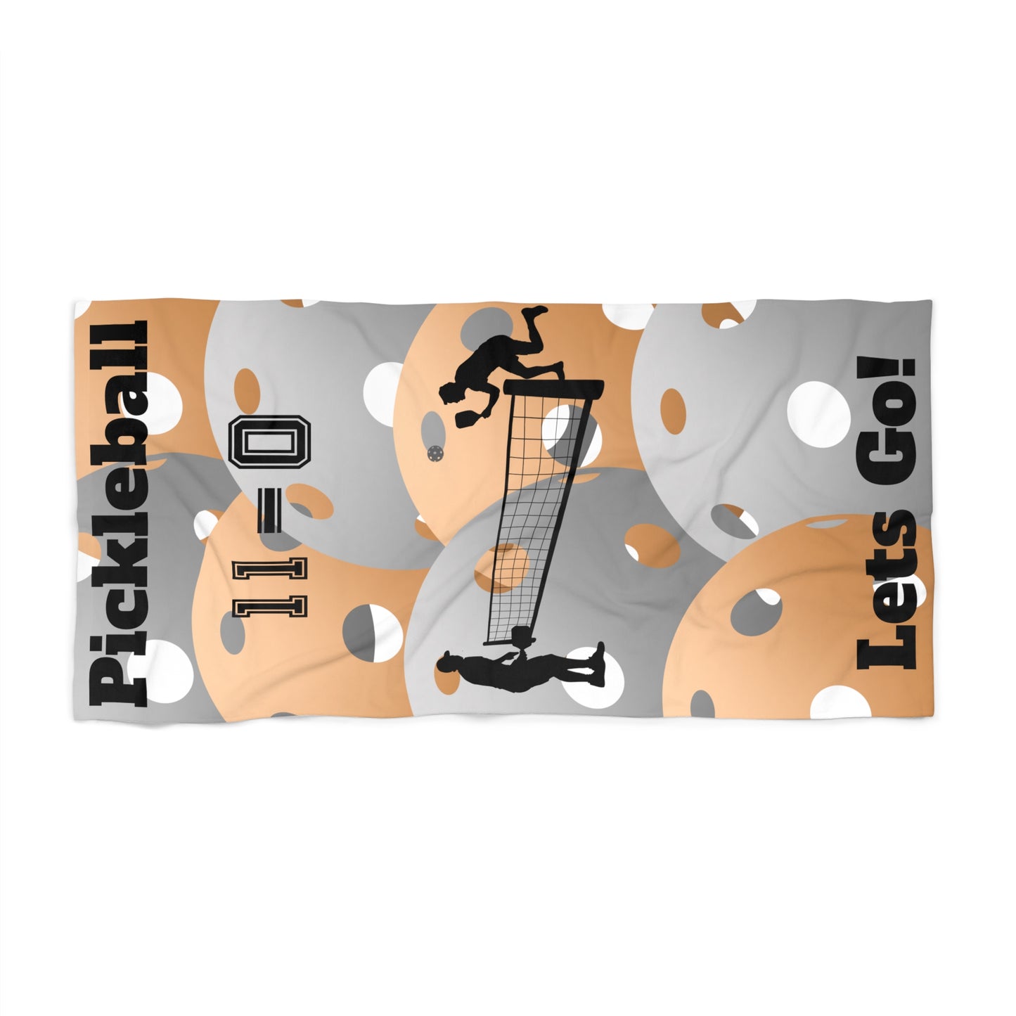 Pickleball Game Beach Towel